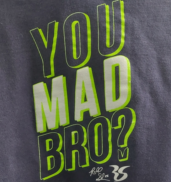You Mad Bro Seahawks hoodie & NEW FREE reusable bag! - Picture 6 of 10